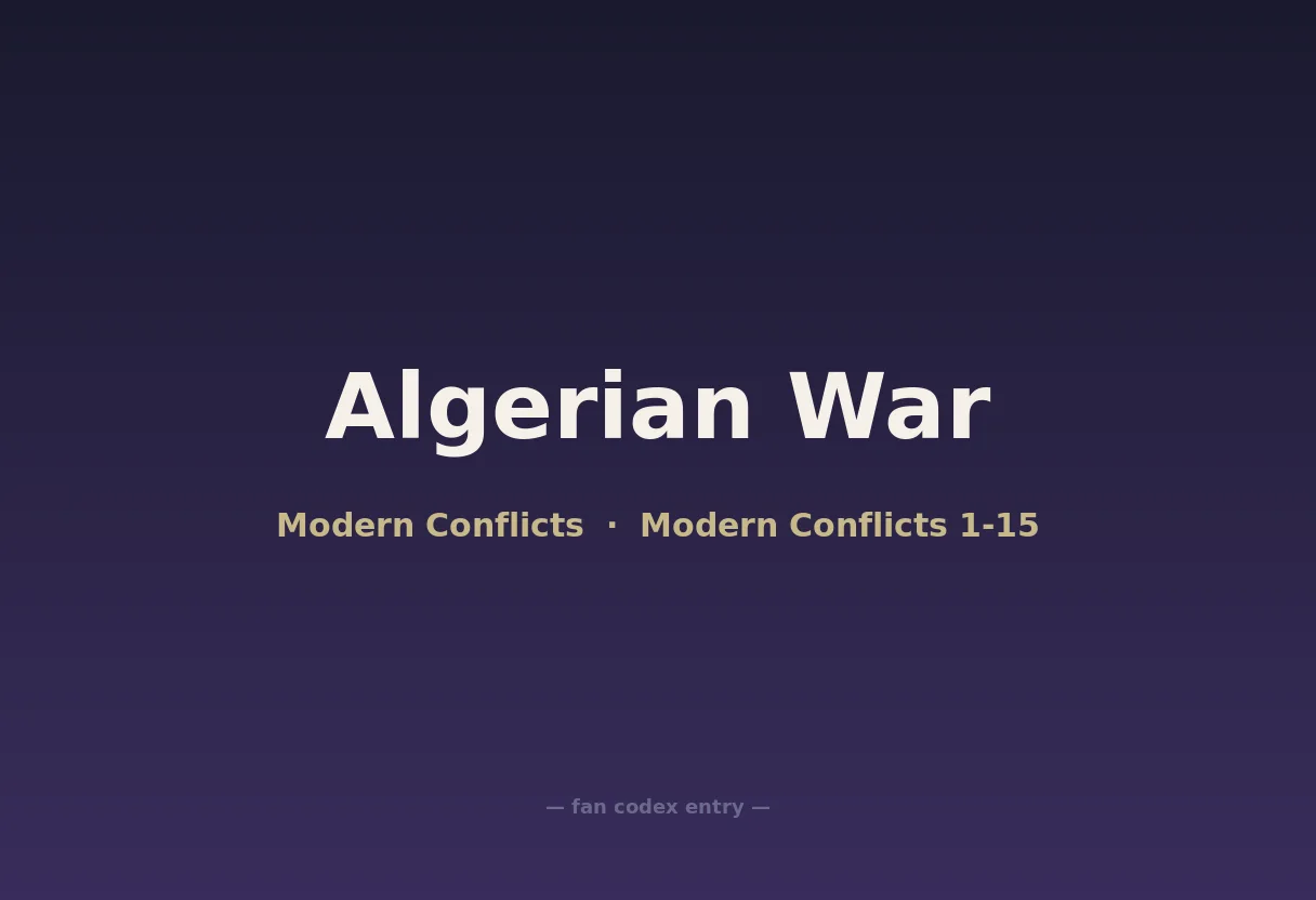Algerian War