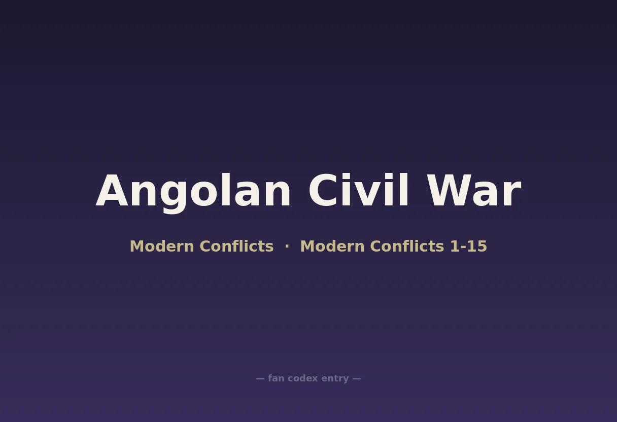 Angolan Civil War