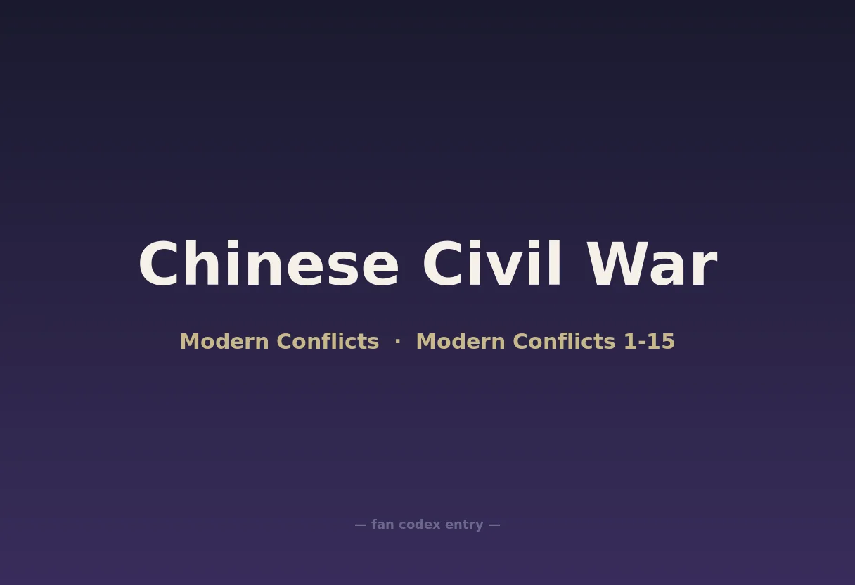 Chinese Civil War