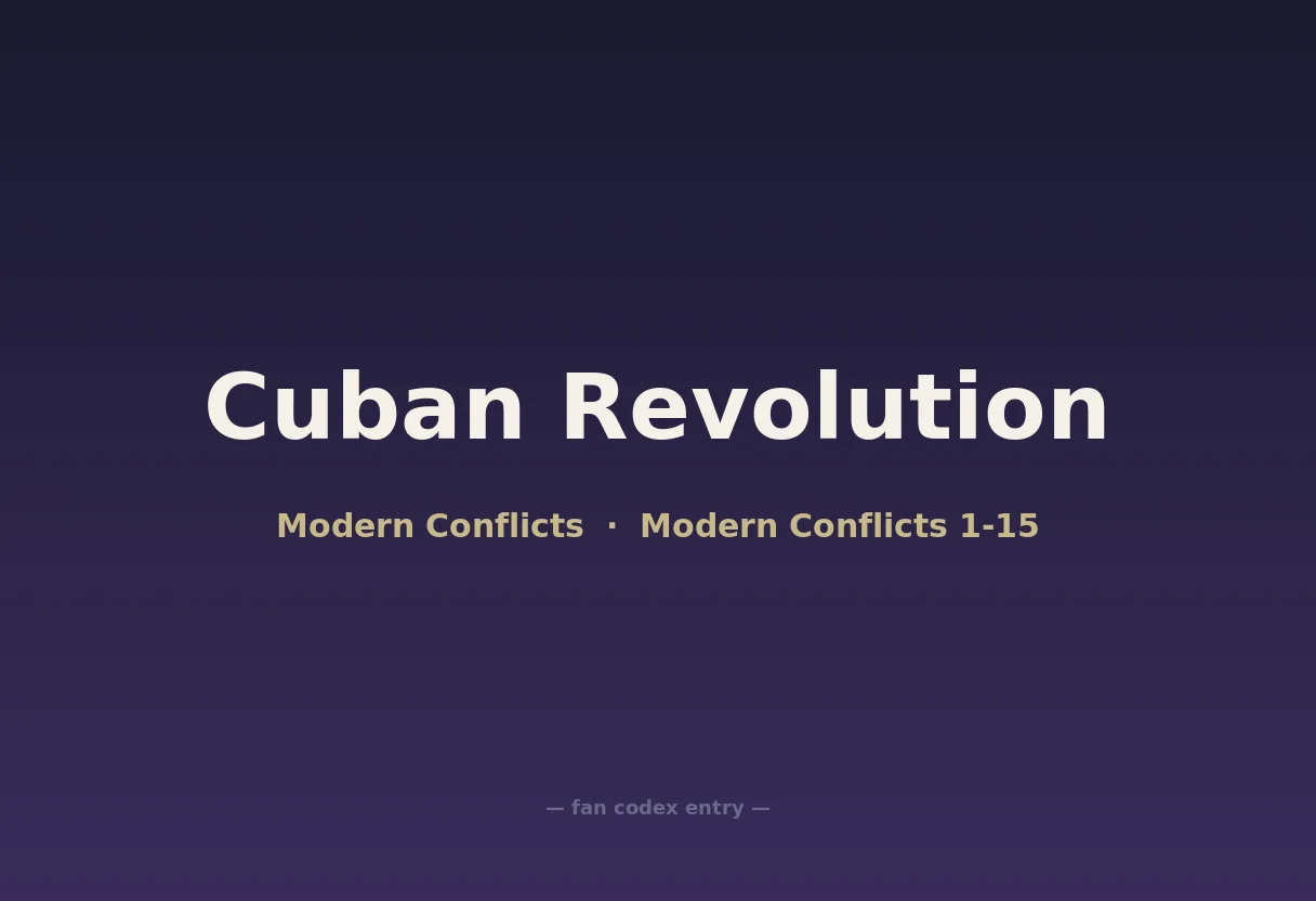 Cuban Revolution