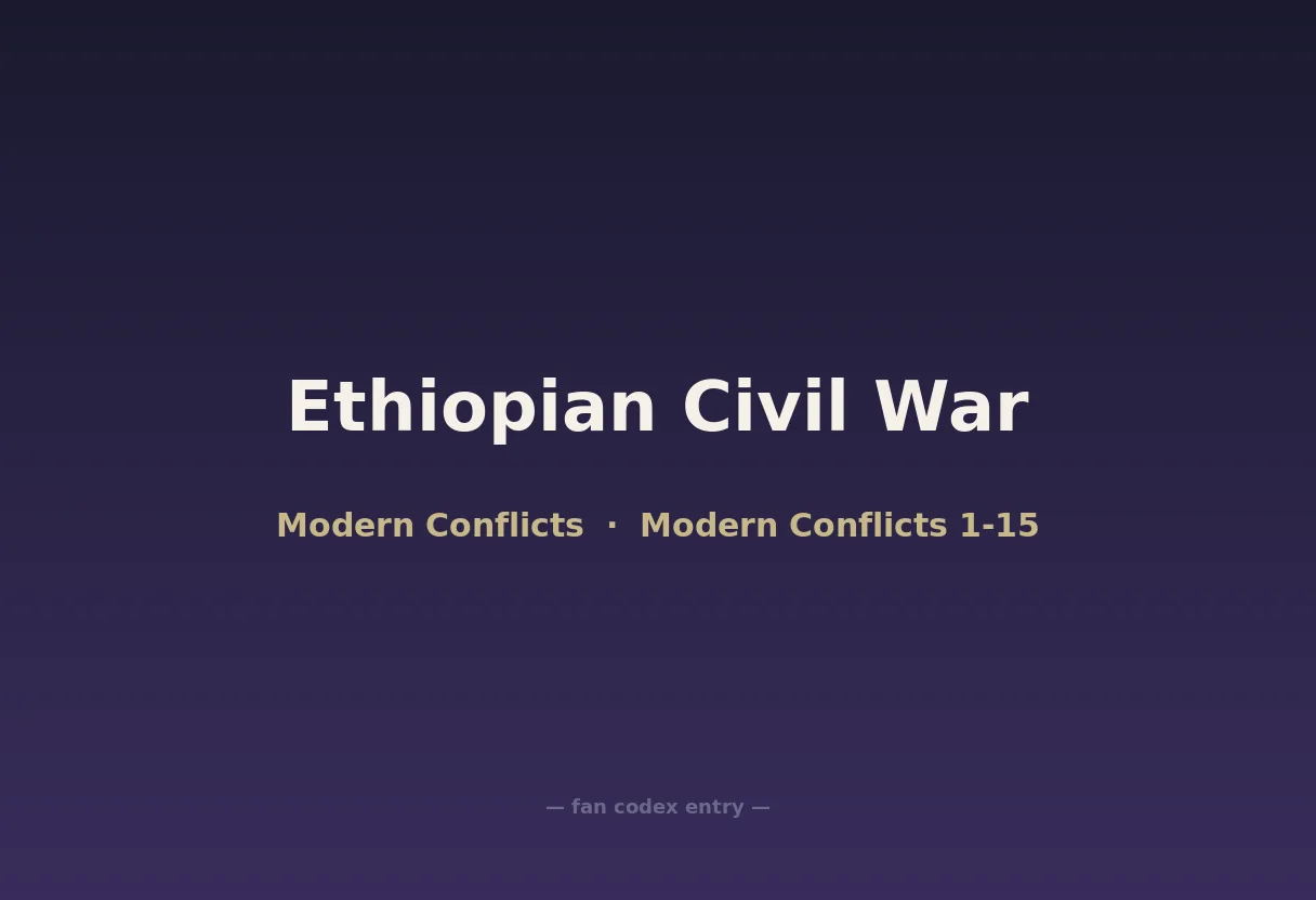 Ethiopian Civil War