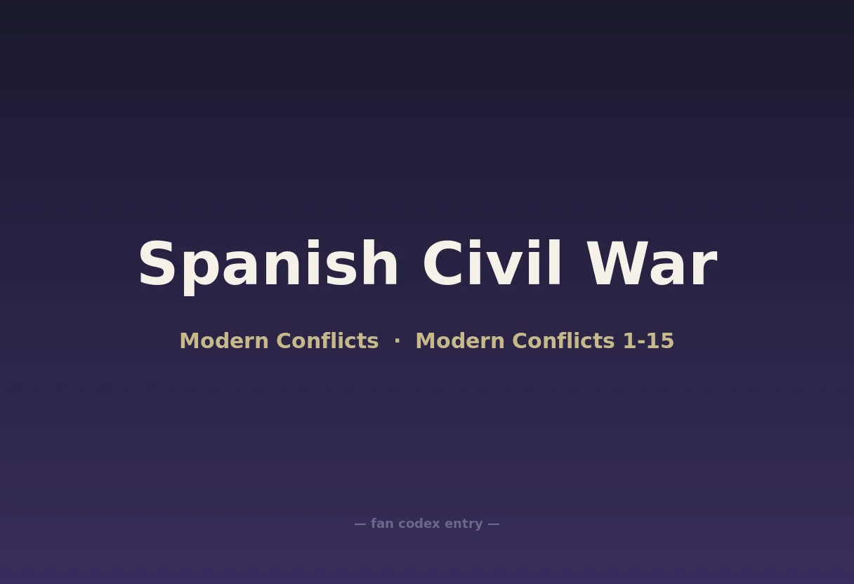 Spanish Civil War